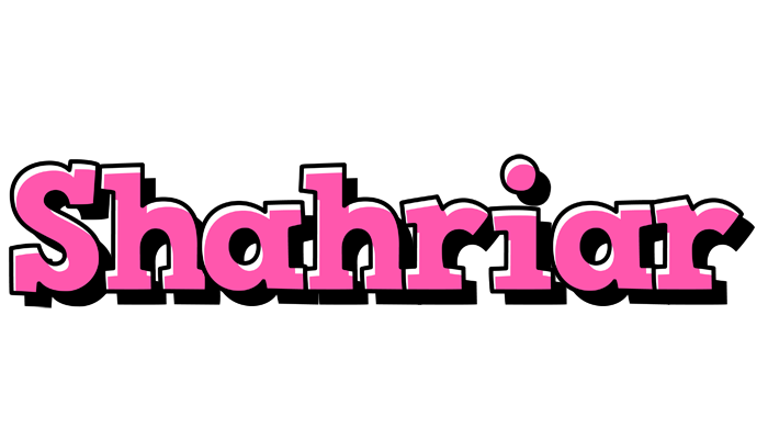 Shahriar girlish logo