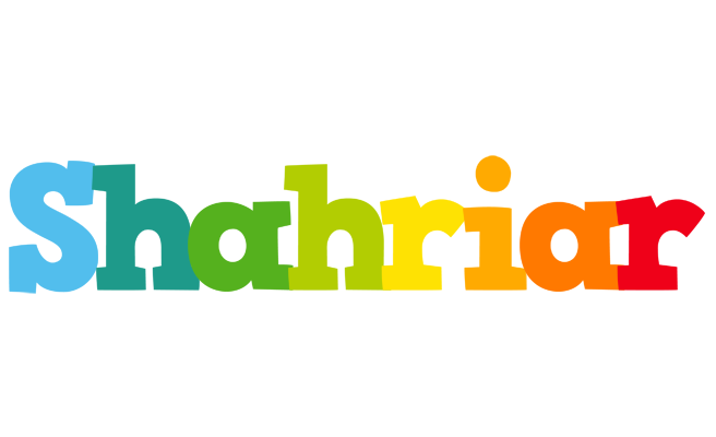 Shahriar rainbows logo