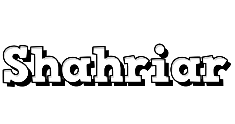Shahriar snowing logo