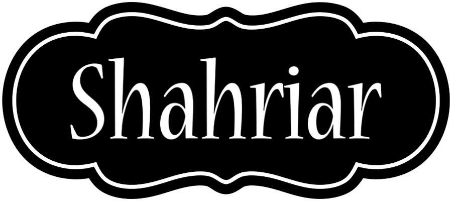 Shahriar welcome logo