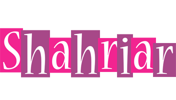 Shahriar whine logo