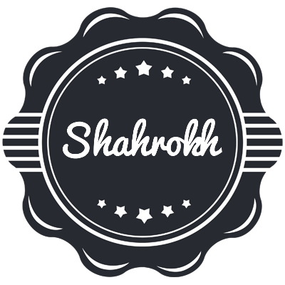 Shahrokh badge logo