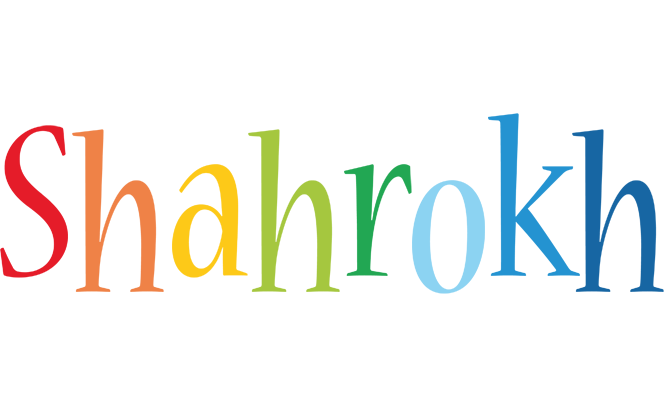 Shahrokh birthday logo