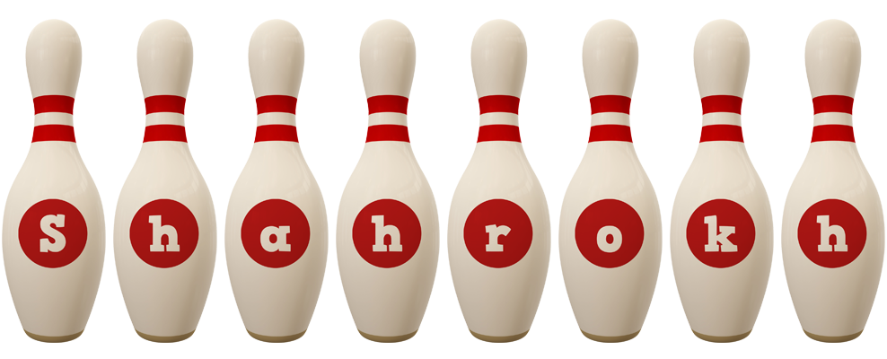 Shahrokh bowling-pin logo