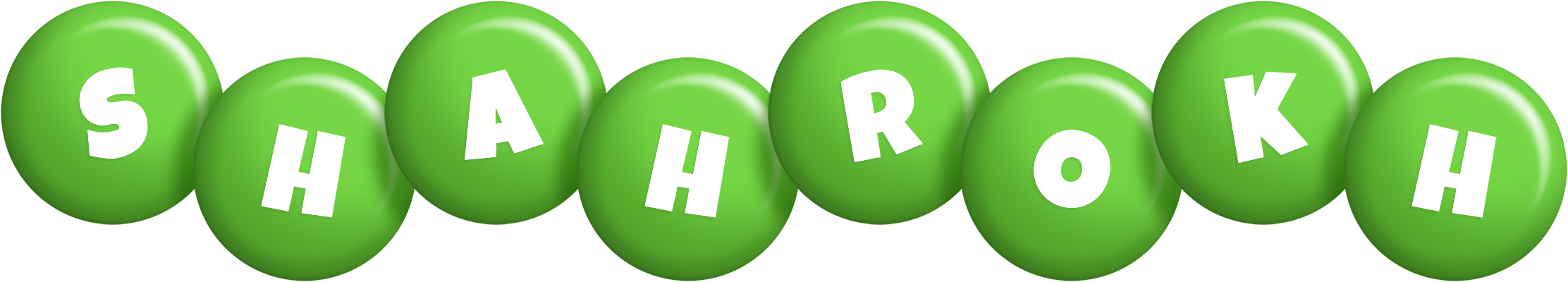 Shahrokh candy-green logo
