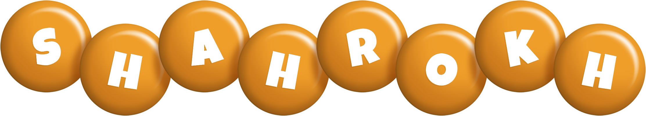 Shahrokh candy-orange logo