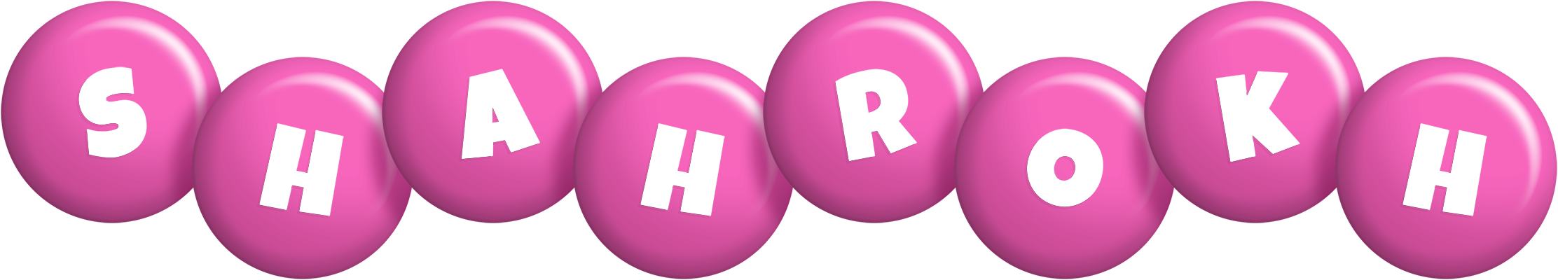 Shahrokh candy-pink logo