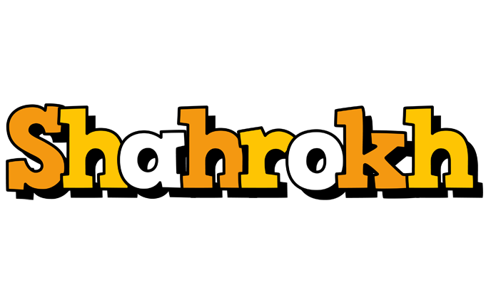 Shahrokh cartoon logo