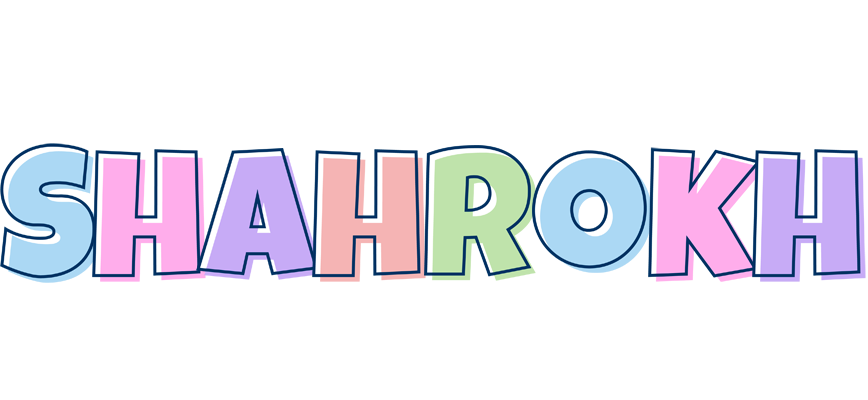 Shahrokh pastel logo