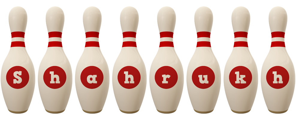 Shahrukh bowling-pin logo
