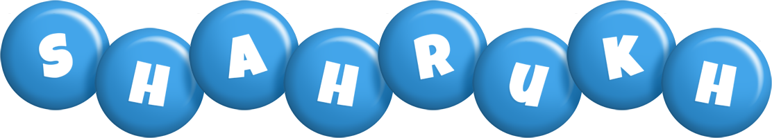 Shahrukh candy-blue logo