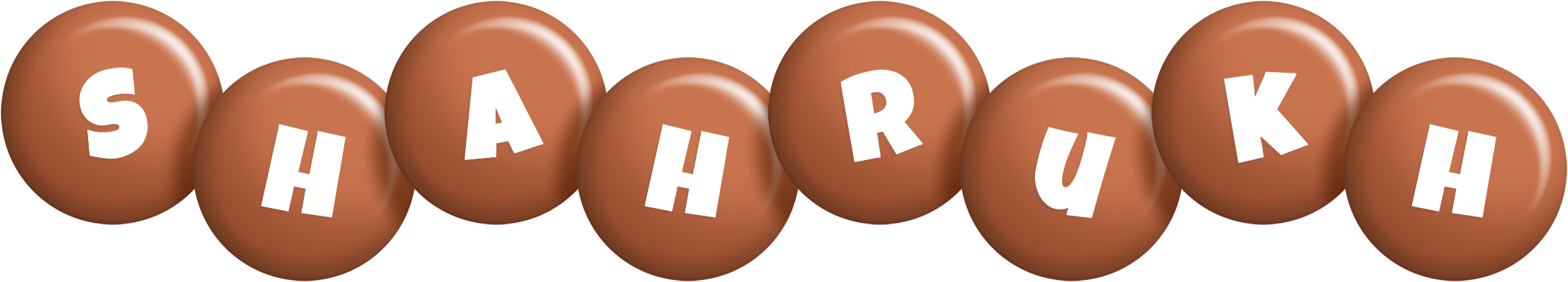 Shahrukh candy-brown logo
