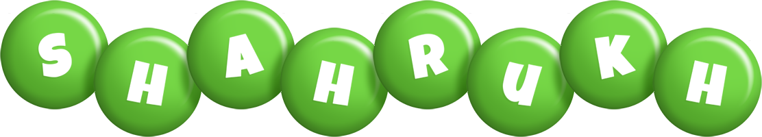 Shahrukh candy-green logo