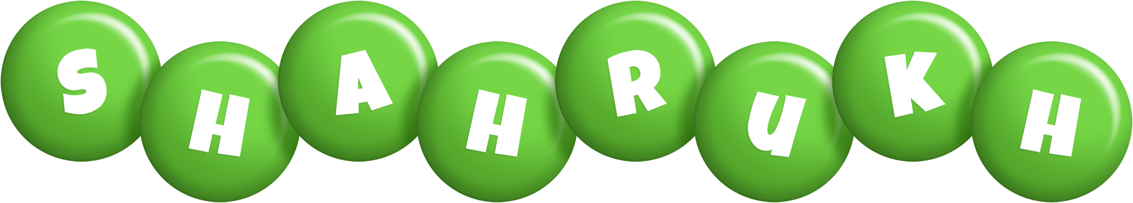 Shahrukh candy-green logo
