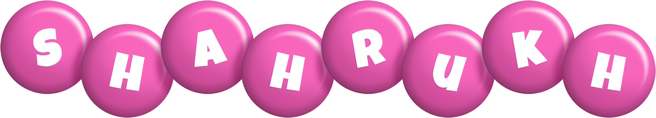 Shahrukh candy-pink logo