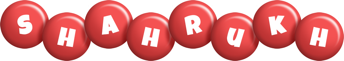 Shahrukh candy-red logo