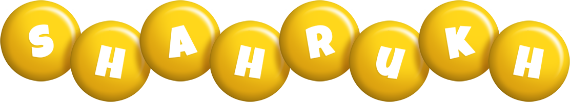 Shahrukh candy-yellow logo