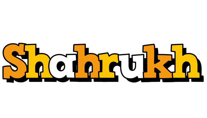 Shahrukh cartoon logo