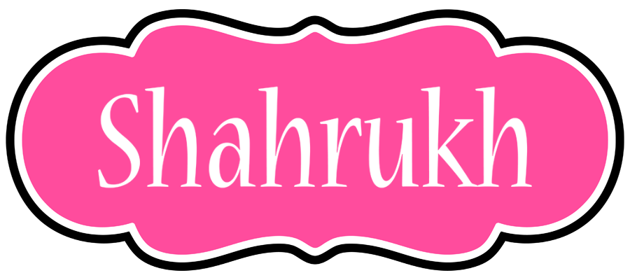 Shahrukh invitation logo