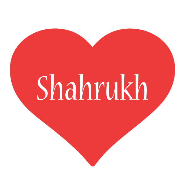 Shahrukh love logo