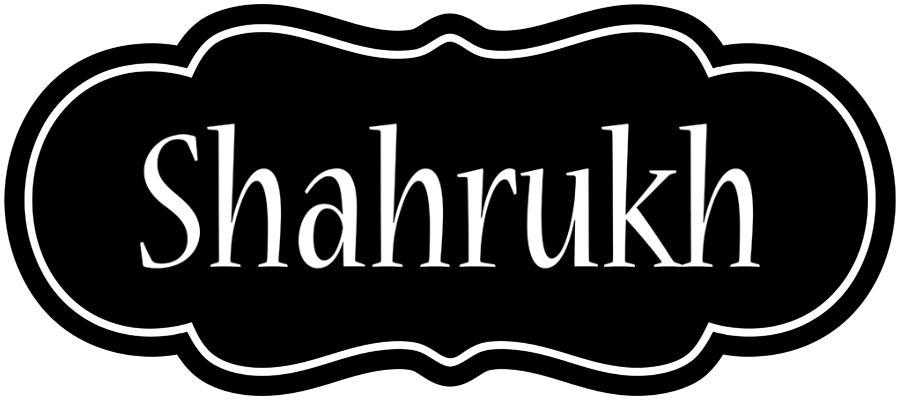 Shahrukh welcome logo