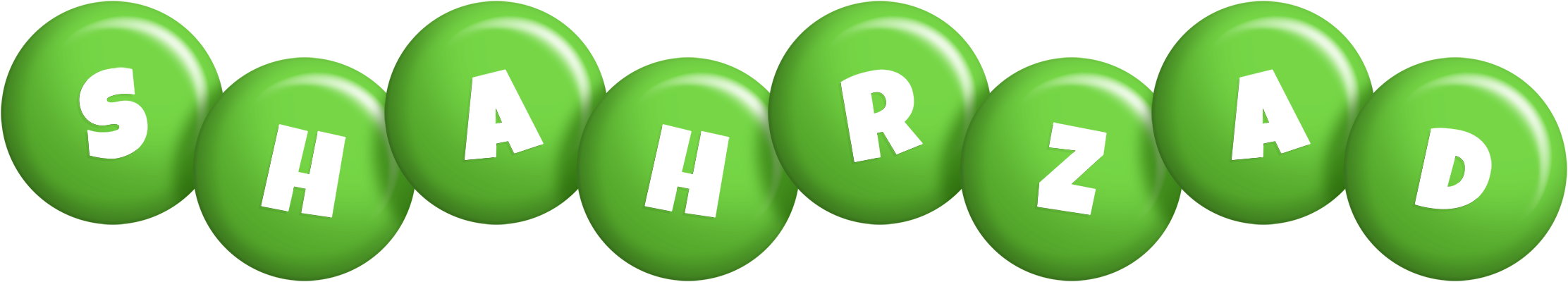 Shahrzad candy-green logo