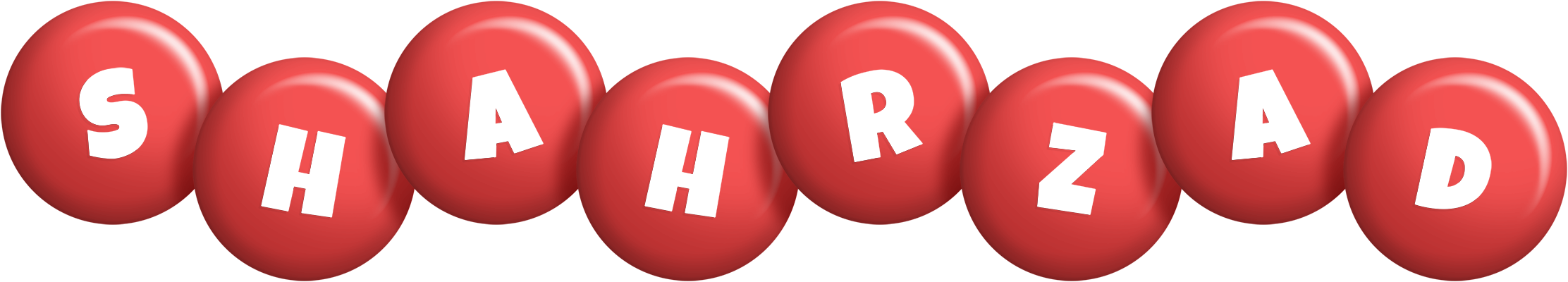 Shahrzad candy-red logo
