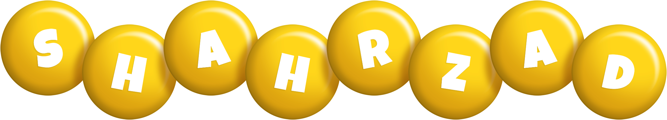 Shahrzad candy-yellow logo