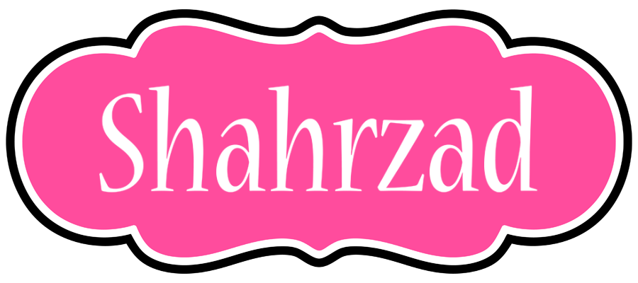 Shahrzad invitation logo