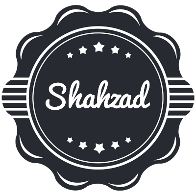 Shahzad badge logo