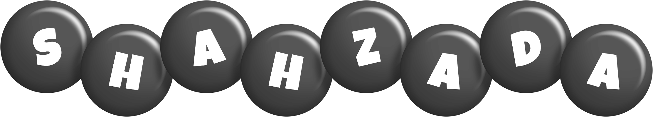 Shahzada candy-black logo