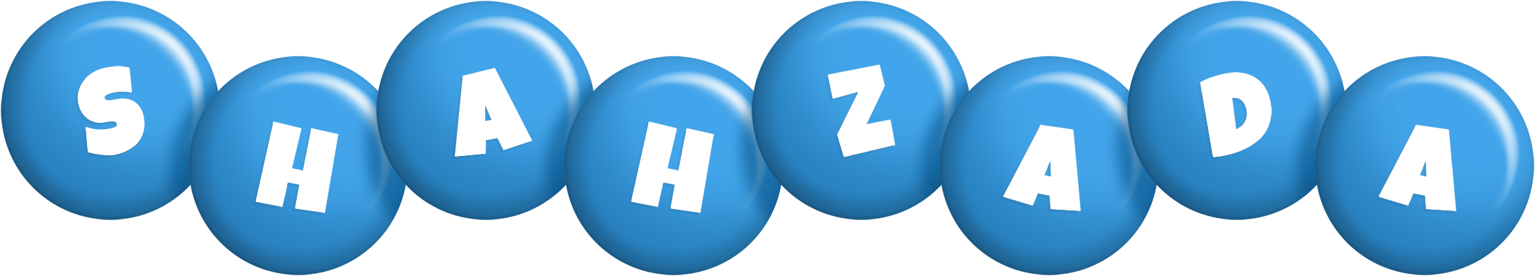 Shahzada candy-blue logo
