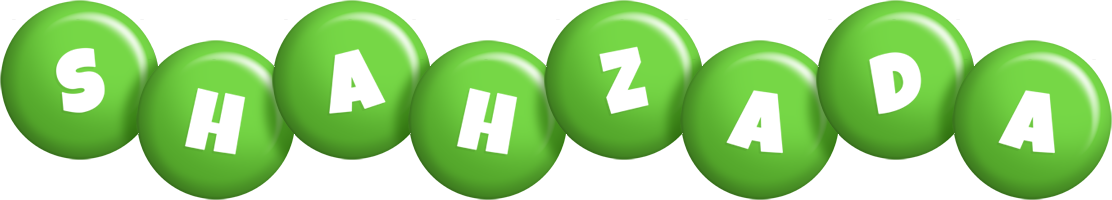 Shahzada candy-green logo