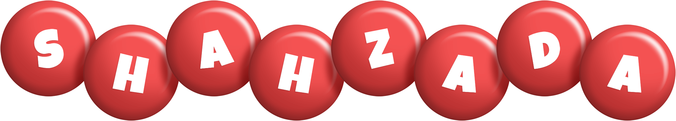 Shahzada candy-red logo