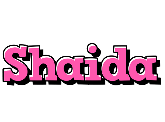 Shaida girlish logo