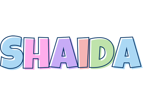 Shaida pastel logo