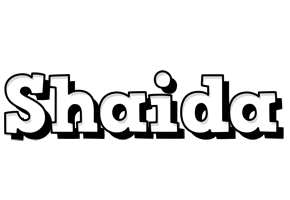 Shaida snowing logo