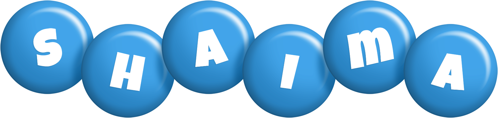 Shaima candy-blue logo