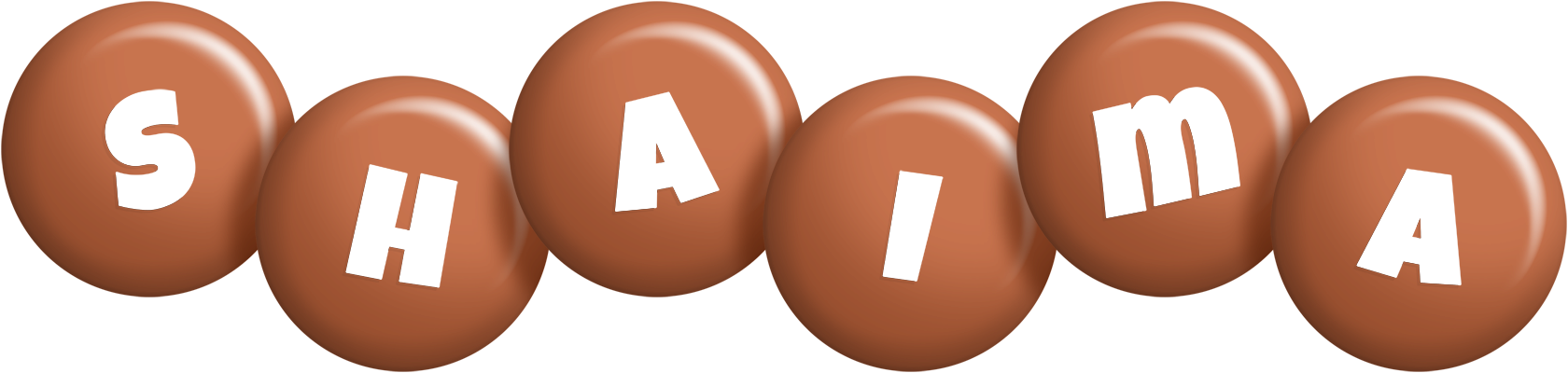 Shaima candy-brown logo