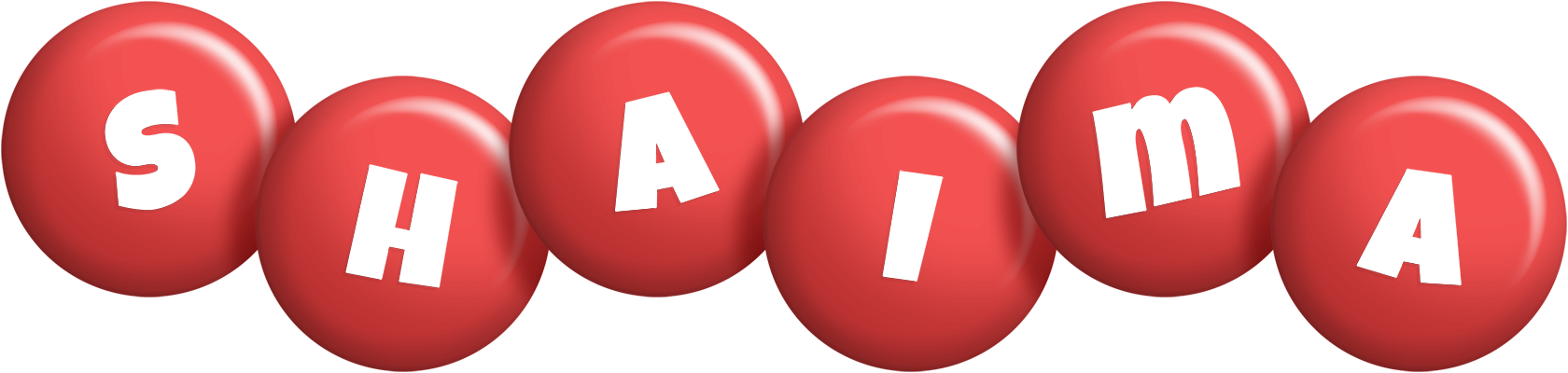Shaima candy-red logo