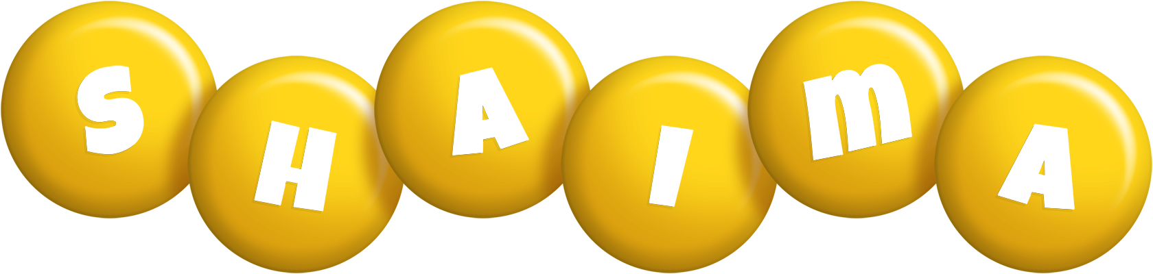 Shaima candy-yellow logo