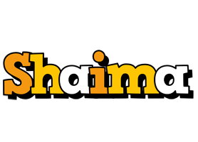 Shaima cartoon logo