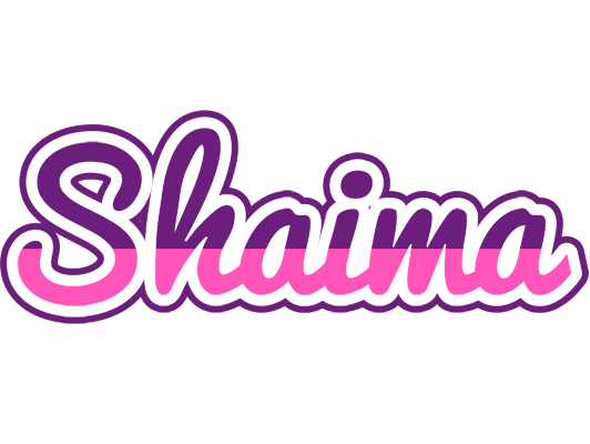 Shaima cheerful logo