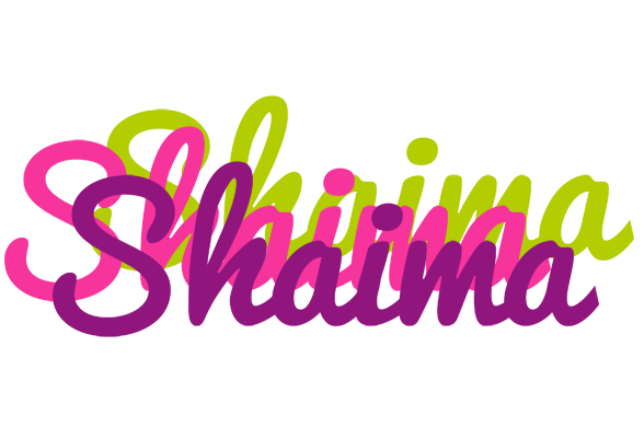 Shaima flowers logo