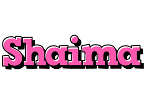 Shaima girlish logo