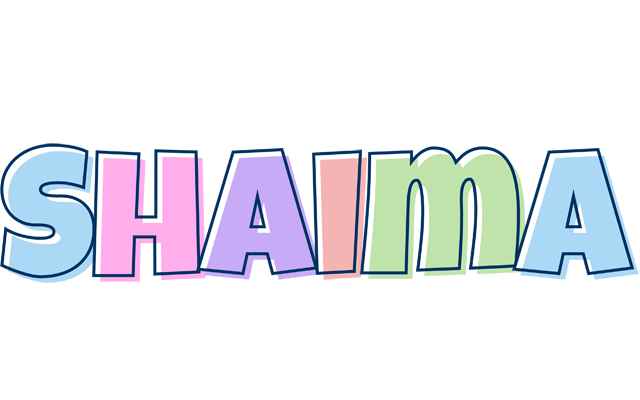 Shaima pastel logo