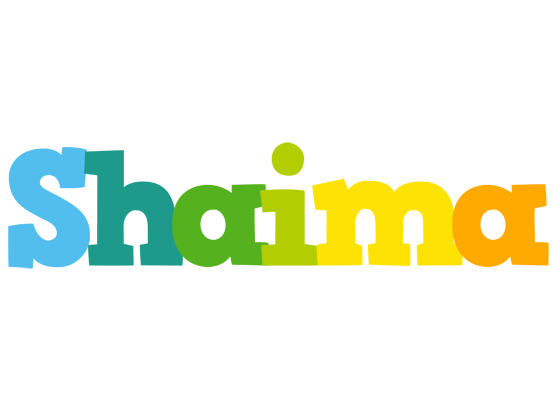 Shaima rainbows logo