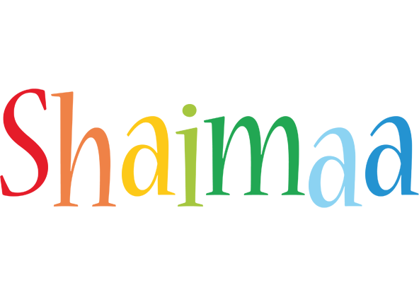 Shaimaa birthday logo