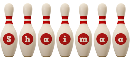 Shaimaa bowling-pin logo