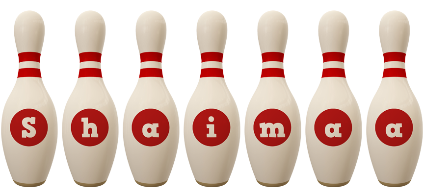 Shaimaa bowling-pin logo